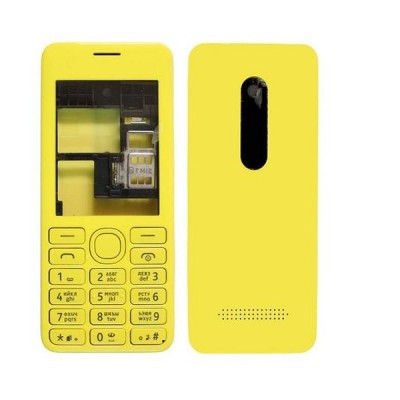 Full Body Housing For Nokia 206 Yellow - Maxbhi Com