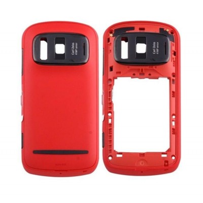 Full Body Housing For Nokia 808 Pureview Red - Maxbhi Com