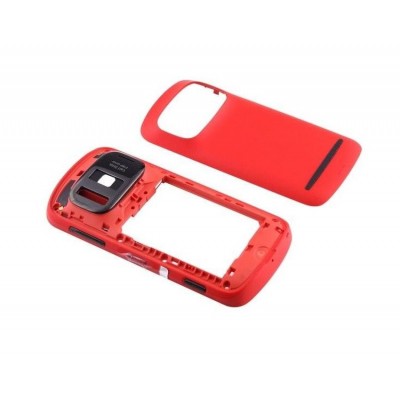 Full Body Housing For Nokia 808 Pureview Red - Maxbhi Com