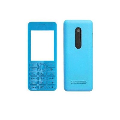 Full Body Housing For Nokia 206 Blue - Maxbhi Com
