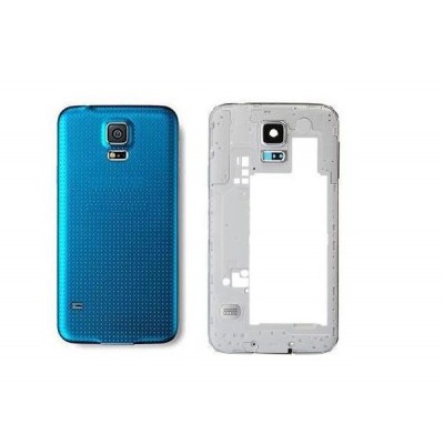 Full Body Housing For Samsung Galaxy S5 Smg900h Blue - Maxbhi Com