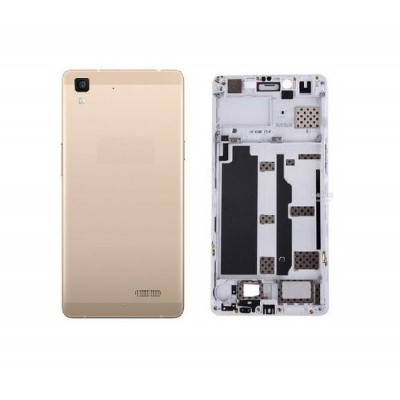Flip Cover For Oppo R7 Lite Golden By - Maxbhi Com
