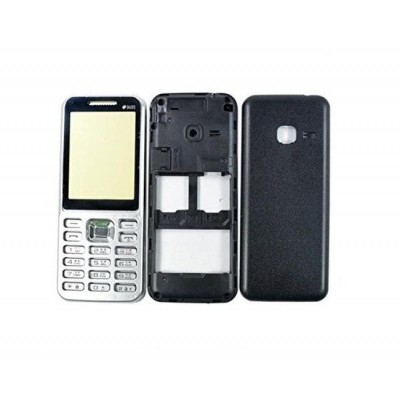 Full Body Housing For Samsung C3322 Duos Silver - Maxbhi Com