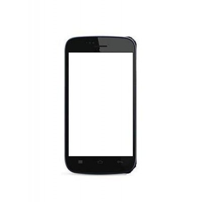 Replacement Front Glass For Blu Advance L4 Black By - Maxbhi Com