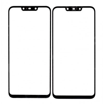 Replacement Front Glass For Huawei Mate 20 Lite Black By - Maxbhi Com