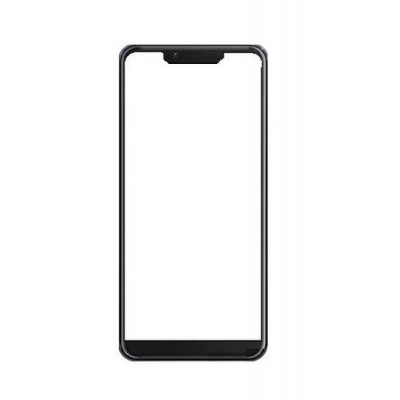 Replacement Front Glass For Wiko View2 Plus Black By - Maxbhi Com