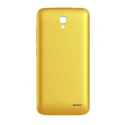 Back Panel Cover For Alcatel Pop 4 Yellow - Maxbhi Com