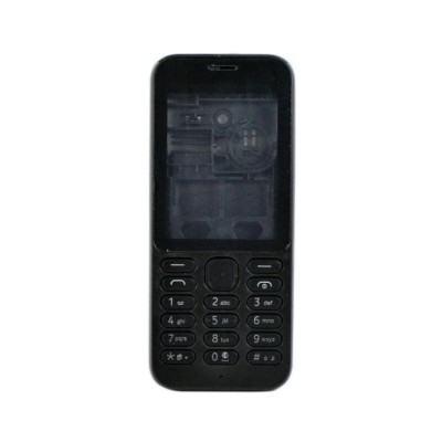 Full Body Housing For Microsoft Nokia 222 Black - Maxbhi Com