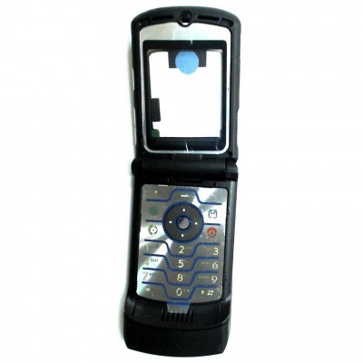 Full Body Housing For Motorola Razr V3i Black - Maxbhi Com