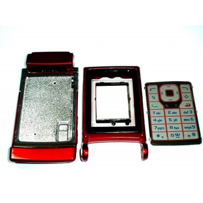 Full Body Housing For Nokia N76 Red - Maxbhi Com