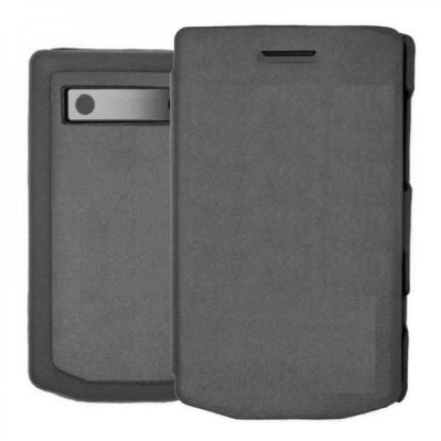 Flip Cover For Blackberry Porsche Design P9981 Grey By - Maxbhi Com