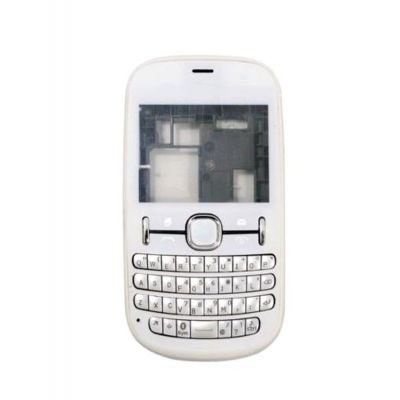 Full Body Housing For Nokia Asha 200 White - Maxbhi Com
