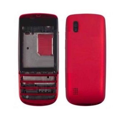 Full Body Housing For Nokia Asha 300 Red - Maxbhi Com