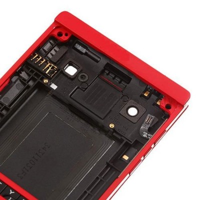 Full Body Housing For Blackberry Porsche Design P9981 Red - Maxbhi Com