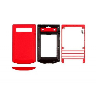 Full Body Housing For Blackberry Porsche Design P9981 Red - Maxbhi Com