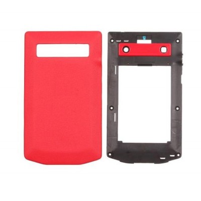 Full Body Housing For Blackberry Porsche Design P9981 Red - Maxbhi Com