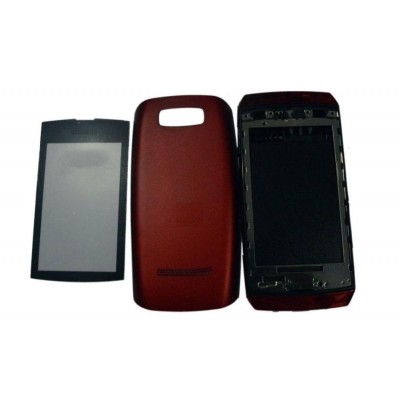 Full Body Housing For Nokia Asha 305 Red - Maxbhi Com