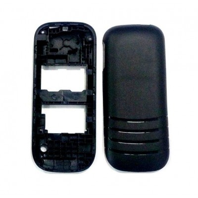 Full Body Housing For Samsung E1200 Pusha Black - Maxbhi Com