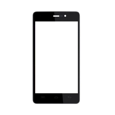Replacement Front Glass For Micromax Q372 Unite 3 Black By - Maxbhi Com