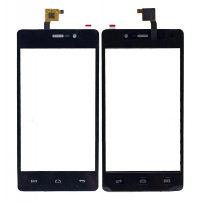 Touch Screen Digitizer For Micromax Q372 Unite 3 Black By - Maxbhi Com
