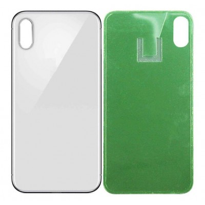 Back Panel Cover for Apple iPhone XS - Silver