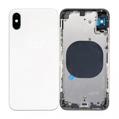 Full Body Housing For Apple Iphone Xs Max Silver - Maxbhi Com