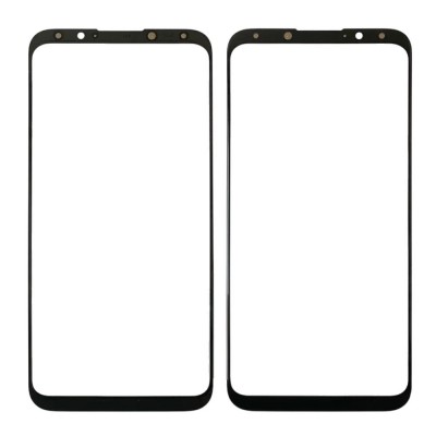 Replacement Front Glass For Meizu 16x Black By - Maxbhi Com