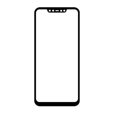 Replacement Front Glass For Xiaomi Mi 8 Pro Black By - Maxbhi Com