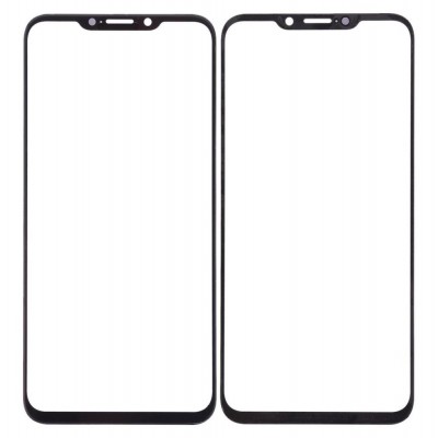 Replacement Front Glass For Meizu X8 Black By - Maxbhi Com