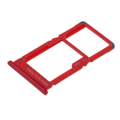 Sim Card Holder Tray For Xiaomi Redmi Note 6 Pro Red - Maxbhi Com