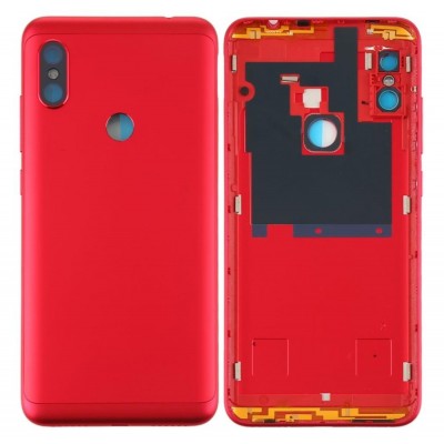 Back Panel Cover For Xiaomi Redmi Note 6 Pro Red - Maxbhi Com