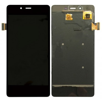Lcd With Touch Screen For Wiko Highway Pure 4g Silver By - Maxbhi Com