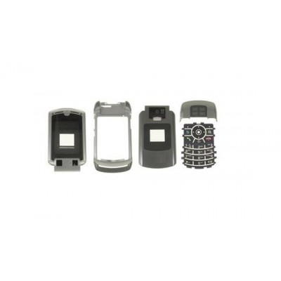 Full Body Housing For Motorola V3x Grey - Maxbhi Com