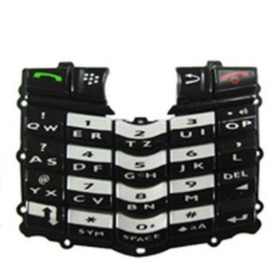 Keypad For Blackberry Pearl 8100 Black White - Maxbhi Com