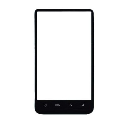 Replacement Front Glass For Htc Inspire 4g Red By - Maxbhi Com
