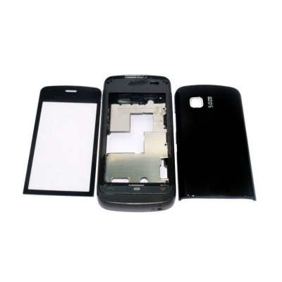 Full Body Housing For Nokia C506 Black Orange - Maxbhi Com