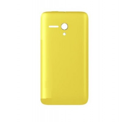 Back Panel Cover For Alcatel Pop D5 Yellow - Maxbhi Com