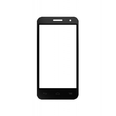 Replacement Front Glass For Alcatel Pop D5 Grey By - Maxbhi Com