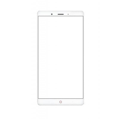 Replacement Front Glass For Zte Nubia Z11 Max Silver By - Maxbhi Com