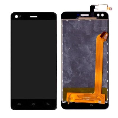 Lcd With Touch Screen For Lava X19 Grey By - Maxbhi Com