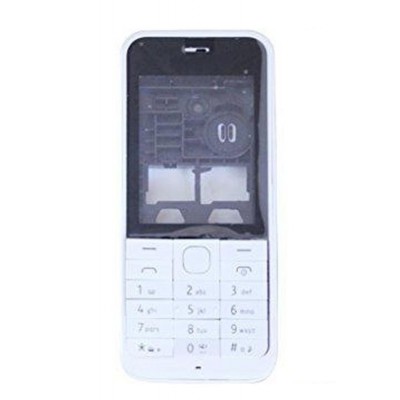 Full Body Housing For Nokia 220 Dual Sim Rm969 White - Maxbhi Com