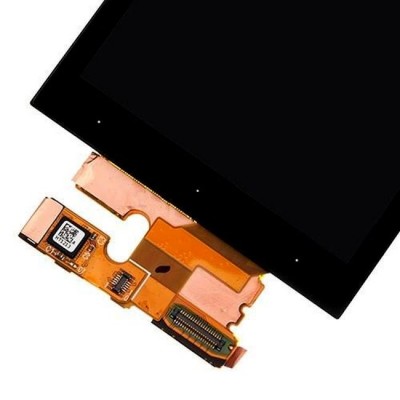 Lcd With Touch Screen For Sony Xperia Lt26i Black By - Maxbhi Com