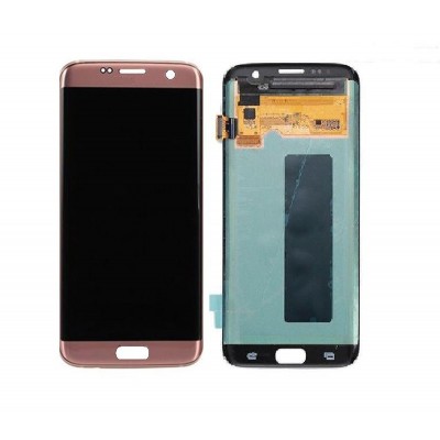 Lcd With Touch Screen For Samsung Galaxy S7 Edge 64gb Pink Gold By - Maxbhi Com