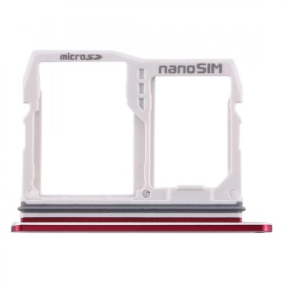 Sim Card Holder Tray For Lg V40 Thinq Red - Maxbhi Com