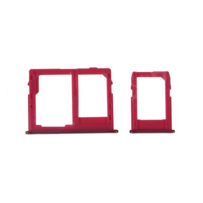 Sim Card Holder Tray For Samsung Galaxy J6 Plus Red - Maxbhi Com