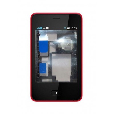 Full Body Housing For Nokia Asha 501 Dual Sim Red - Maxbhi Com