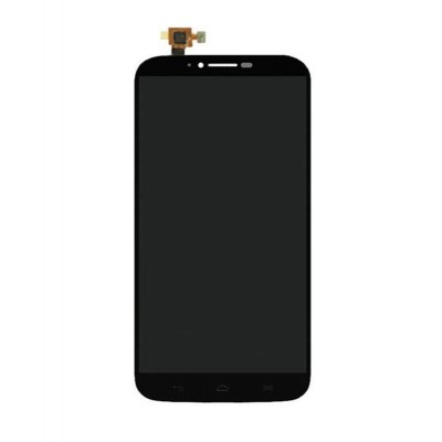 Lcd With Touch Screen For Alcatel One Touch Hero 2 Plus Black By - Maxbhi Com