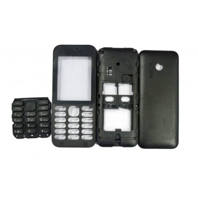 Full Body Housing For Microsoft Nokia 215 Dual Sim Black - Maxbhi Com