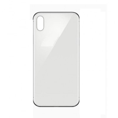 Back Panel Cover For Apple Iphone X Plus Silver - Maxbhi Com