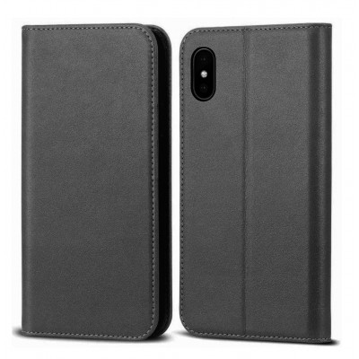 Flip Cover For Apple Iphone X Plus Black By - Maxbhi Com